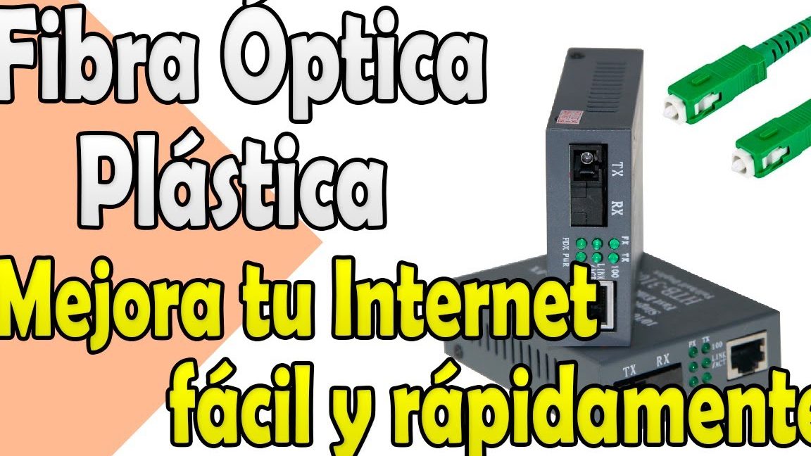 Fibra Óptica Plástica. Internet a Máx. velocidad!!! 